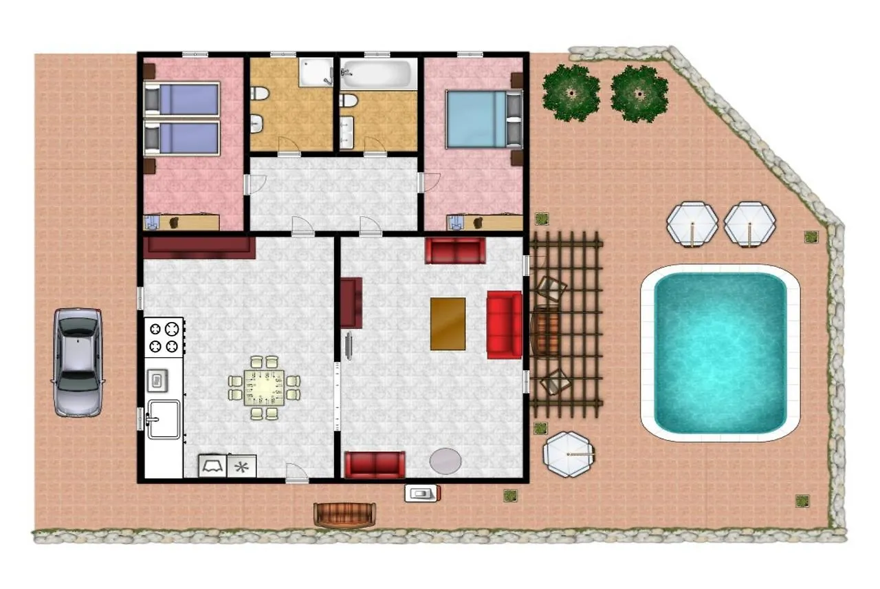 Villa Rosamar Пуэрто дель Кармен